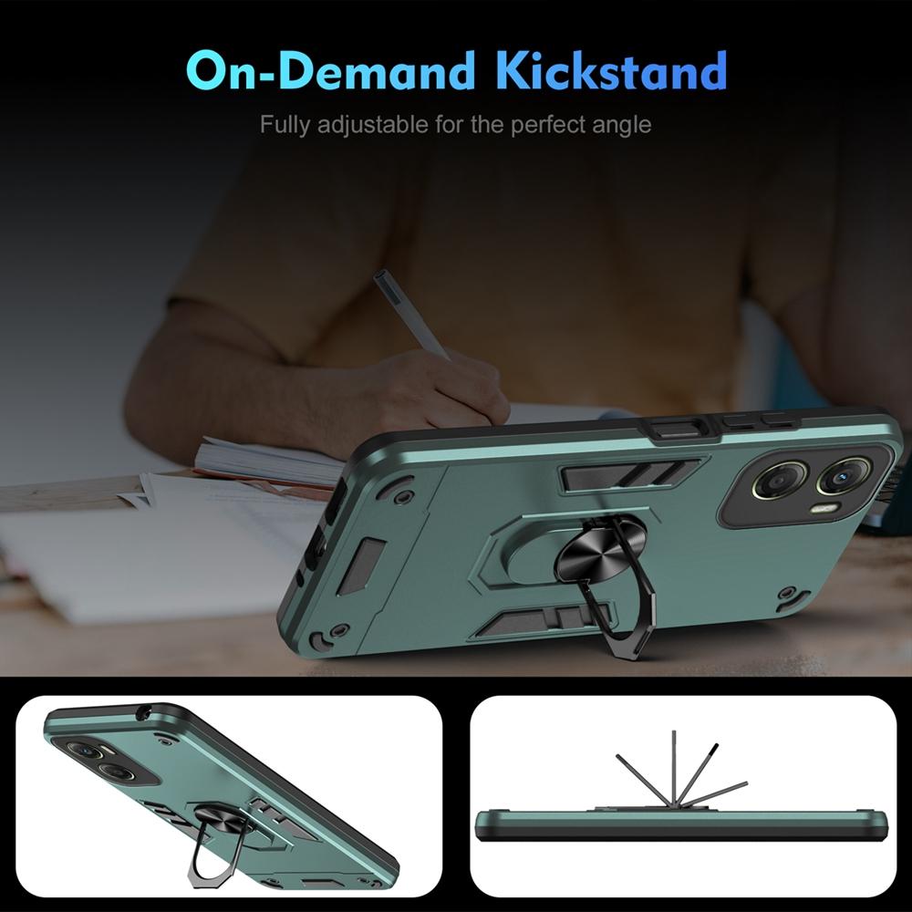 For Motorola Moto G06 4G Case Magnetic Ring Holder Shockproof Armor Cases For Moto G06 G 06 MotoG06 Lens Protect Cover