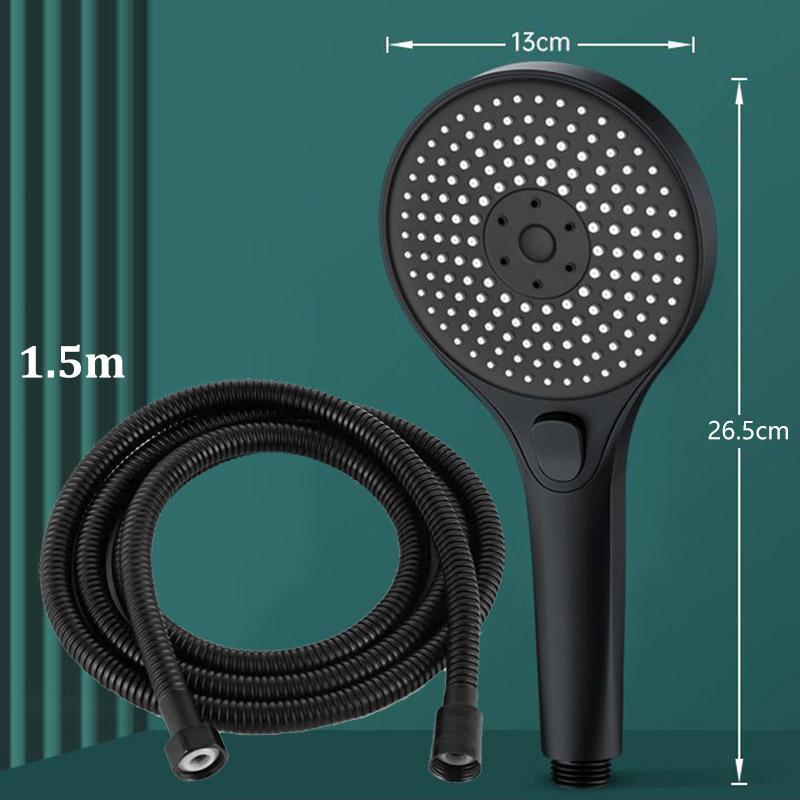 High Pressure Shower Head With Large Panel Water Outlet Super Powerful Bathroom Universal Shower Head Combination Set
