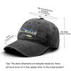 Snapback Baseball Cap With "CURACAO" "LETS'S GO CURACAO" Flag Printed , Adjustable Baseball Hat Retro Sporting Vintage Casual Dad Hat