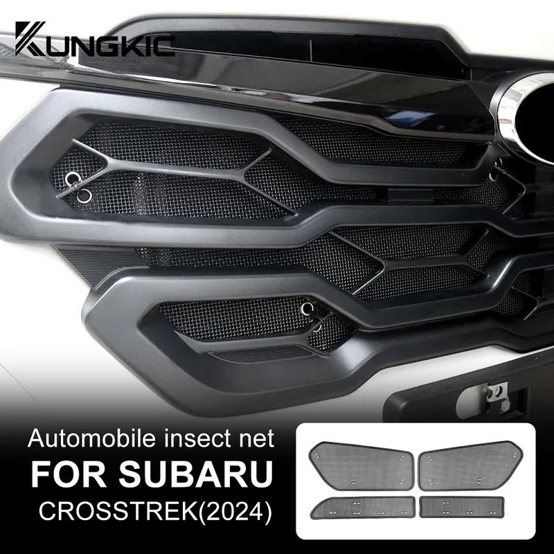 For  2024 2025 Subaru Crosstrek Front Grill Guard Grille erts Mesh Air Inlet Vent Cover Bumper Grid Filter Accessories