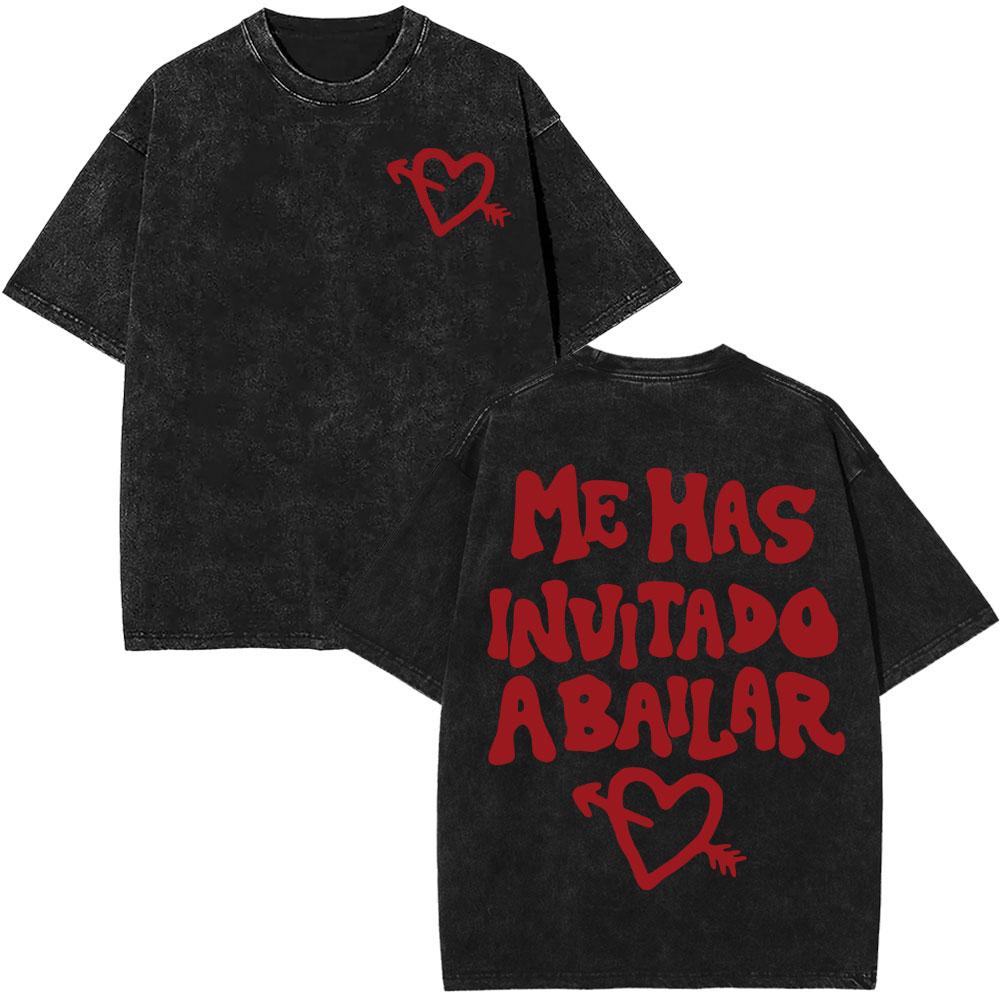 

Rapper Dani Fernandez La Jauria Graphic Vintage Washed Tshirt Men Women Fashion T Shirts Casual Loose Cotton Comfort Tshirts 2XL
