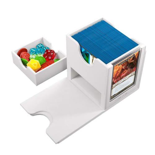 Gamegenic Sidekick Pro 100+ XL Convertible - Premium Deck Box with Secure Card Storage, UV-Resistant Slide-Out Card Case, Display Top Card, and Extra