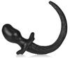 Puppy Tail Bulldog Tail Plug 11.5 X 6cm Black - Oxballs - Puppy Play, Tail Dildos