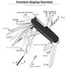 11 in 1 Stainless Steel Folding Pocket Tool Multifunctional Screwdriver Pliers for Outdoor Camping Repair Emergency Daily Use