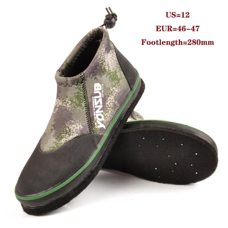 

Обувь для рок-фишинга для унисекс, быстрая шнуровка, профессиональная, противоскользящая, гвоздевая подошва, ботинки, сохраняющие тепло, защита от проколов, вейдерсы, 3 мм неопрен