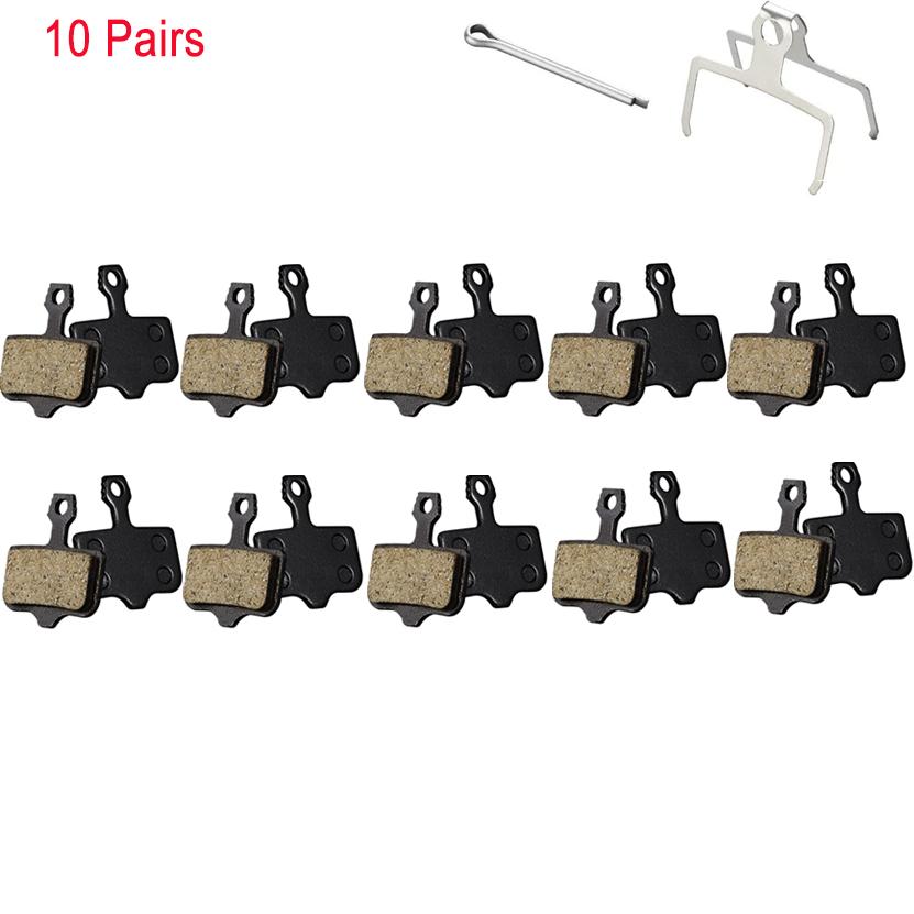 

10/20/30/40/50 Pairs Bicycle Disc Brake Pads for Avid Elixir 1 3 5 7 9 R CR Sram XO XX X7 X9 XXWC DB1 DB3 DB5 FORCE RED Rival 10Pairs Resin