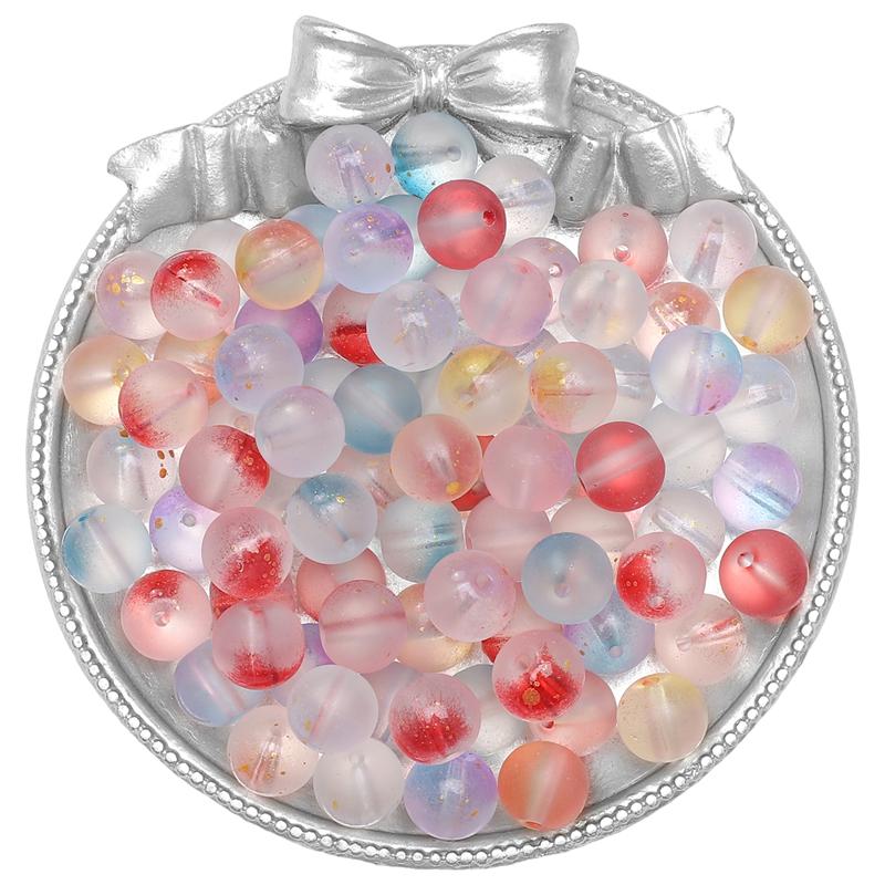 

50/100 шт. хрустальные стеклянные бусины-разделители для самостоятельного изготовления ювелирных изделий, браслета, ожерелья 04 10mm 50pcs