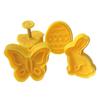Easter Bunny Chick Eggs Fondant Biscuit Stamper DIY Cake Mold Chocolate Cookie Decoration Top Sale
