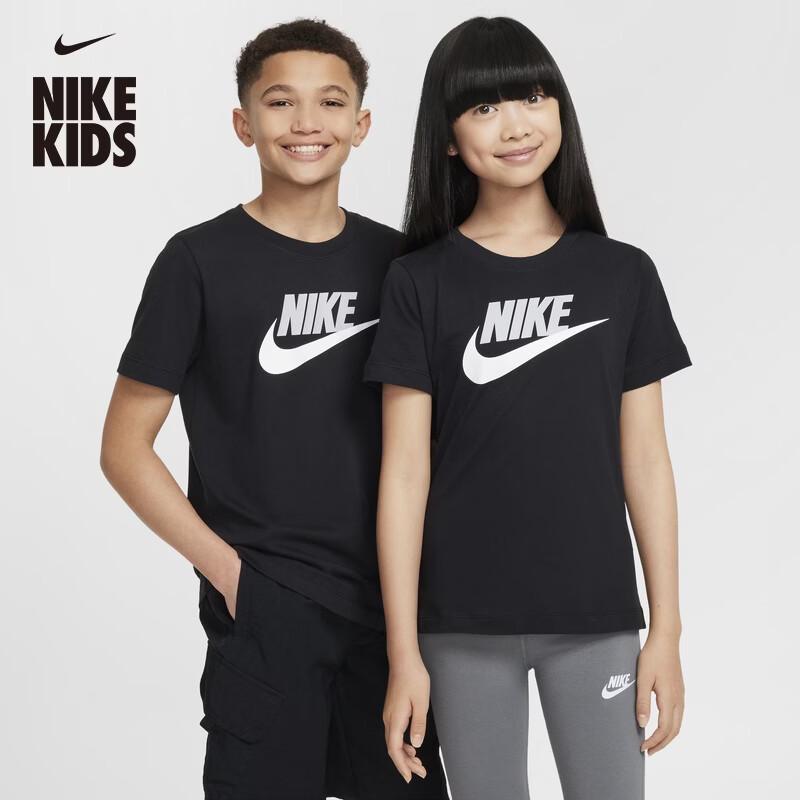 NIKE FZ5178 Унисекс Детская хлопковая футболка с коротким рукавом 145 M