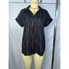 Summer Fashion Striped Print Blouses Women Office Elegant Long Sleeve Shirts Women Casual Slim Blouse Top