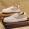 Fashion 2025 Summer New Breathable Mesh Cloth Shoes Lightweight Men's Canvas Casual Shoes Mesh Surface Light Luxury Cloth Shoes