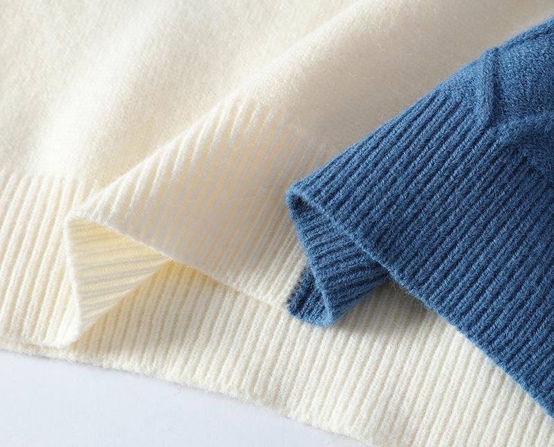 2024 Winter Men's Fleece Sweater: Japanese & Korean Style Knitwear