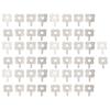 50Pcs 4S Lithium  Battery Pack  Replace Spot  Welding Nickel Plate Plating Nickle Sheet U-shaped Strap Sheets Welding Soldering