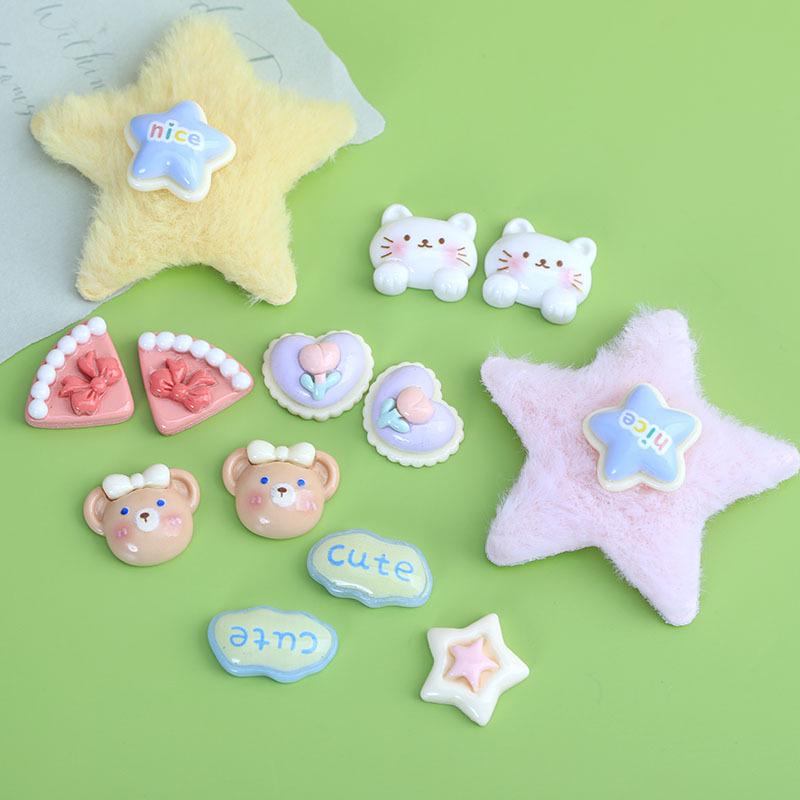 Xiaohongshu-Style Shoe and Hair Accessories: Hole Shoes Decorations, Hair Clips, Ties, Refrigerator Magnets