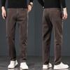 Autumn New Denim Jeans Men'S Combed Cotton Casual Pants Loose Straight Leg Light Business High Waisted Deep Cut Pants
