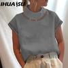 Damen Mode Lässig Einfarbiger Druck Kurzarm Blusen & Hemden