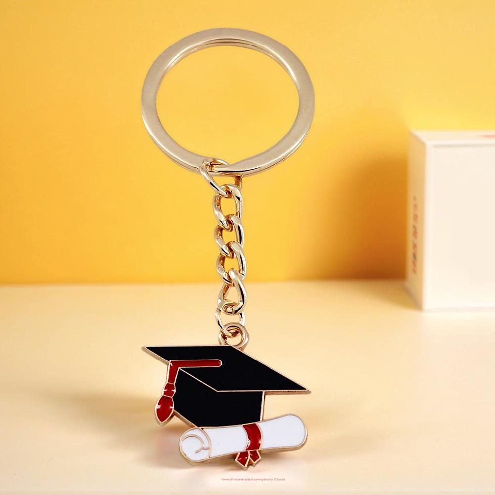2025 Graduation Cap KeyChain Graduation Inspirational Key Ring Graduation Party Favors for College Seniors Grad Accessories