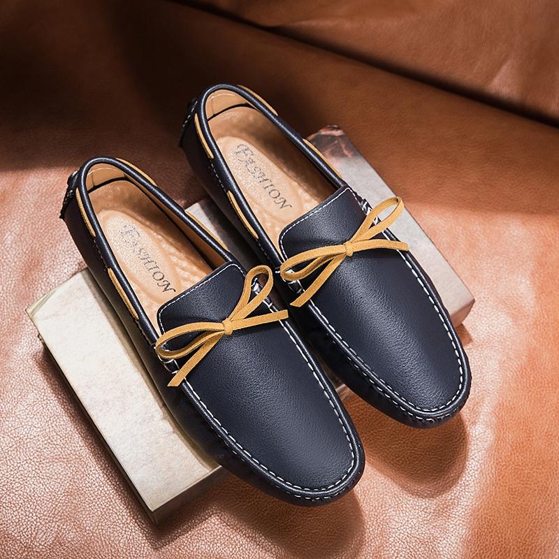 Mens Dress Leather Fashion Handmade Brand Wedding Luxury Driving Party Loafers Boat Designer Flats Oxford Big Size Shoes for Men