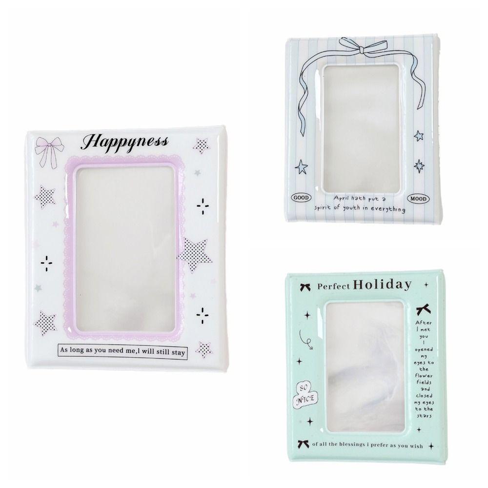 

Ballet Style Card Case Bow Kpop Idol Photo Album New Name Card Album C