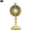 1PC Catholic Christian Communion Statue Gold Jesus Hominum Salvator Home Office Table Decoration Cross Figurine Religion Gift