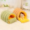 Winter Warm Cat Sleeping Bag Cozy Plush Burrow Cave Bed for Kitty Pet Supplies