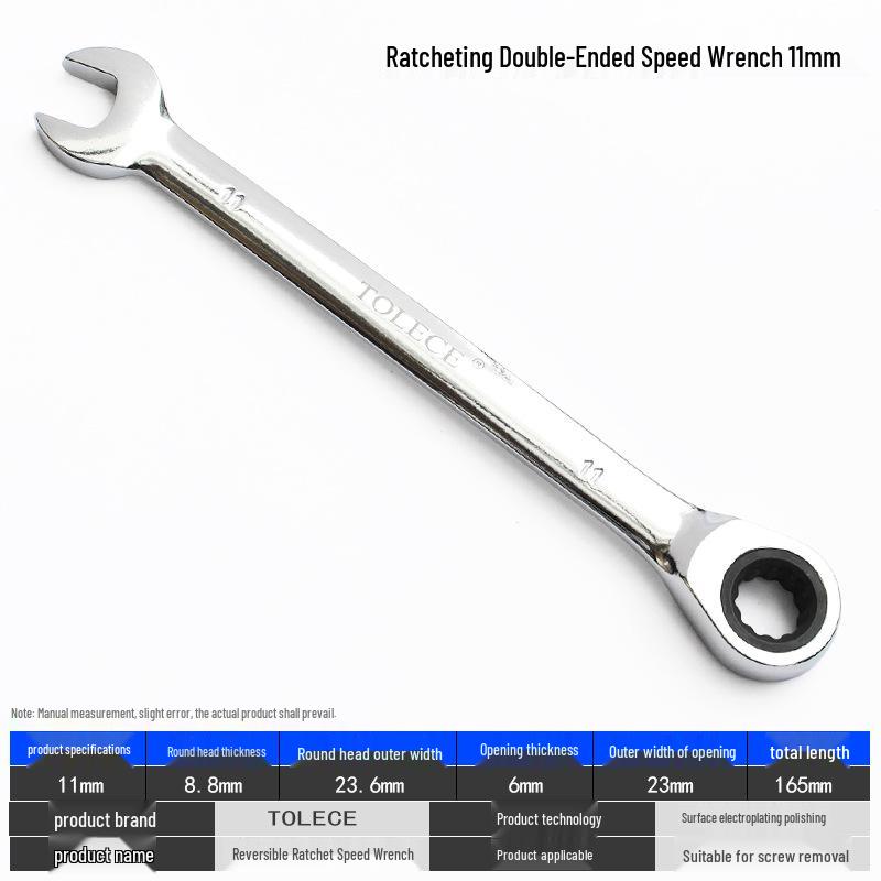 QuickTorx Reversible Ratchet Open-End Wrench