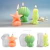 Shell Candle Mold Diy Aromatherapy Starfish Silicone Mold Home Decoration Marine Craft Products DIY Ring Display Stand Molds