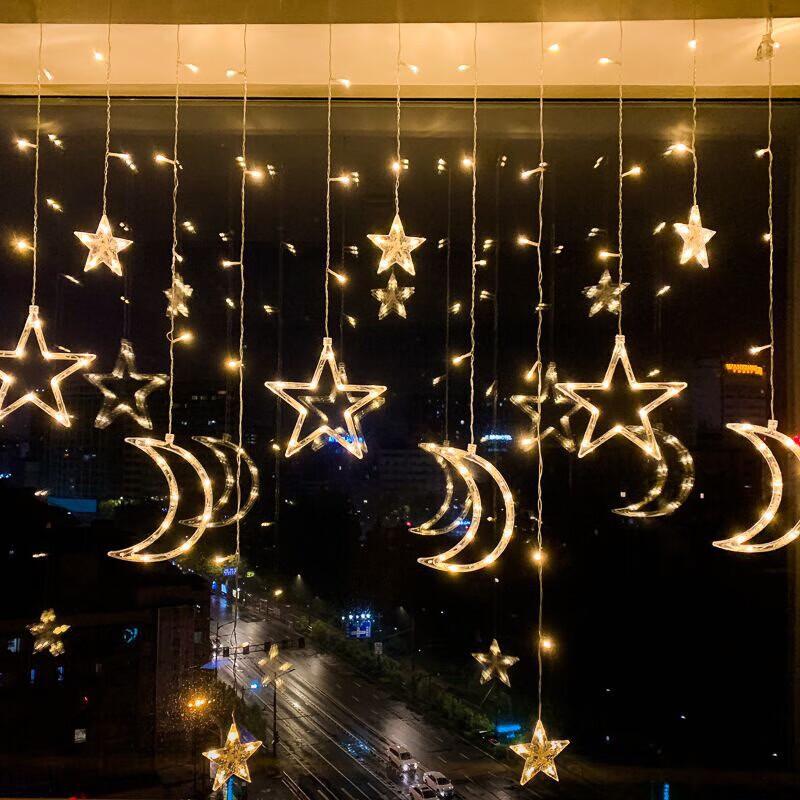 Star and Moon Decorative String Lights