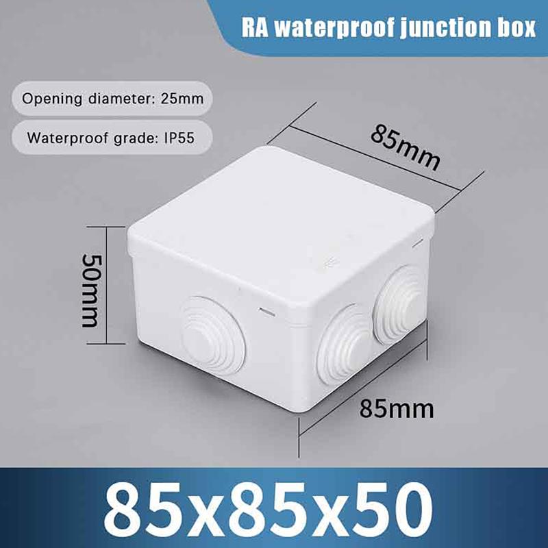 ABS Electrical Junction Box DIY Power Control Case IP65 Waterproof For Cable Wire Connection Enclosure For Indoor/Outdoor