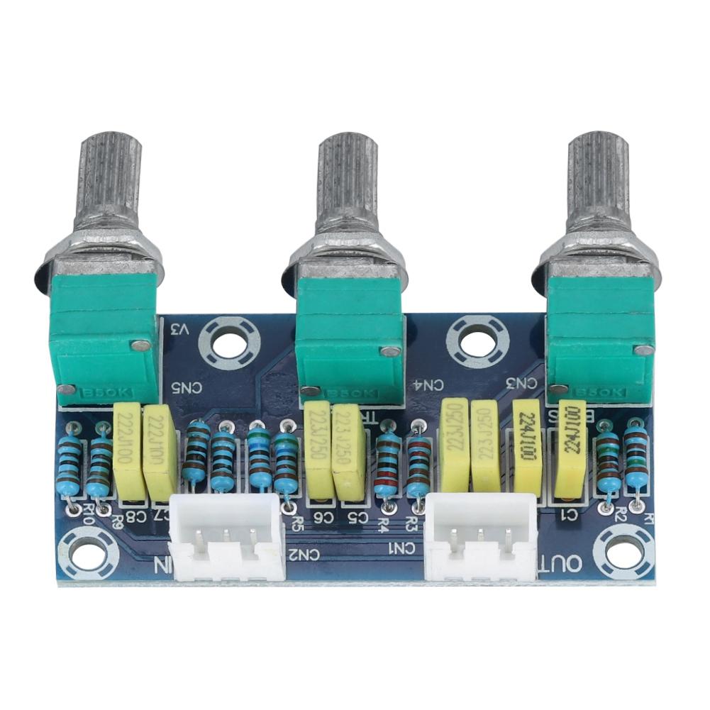 3 Channels Pre Amplifier Module Toning Board for Audio XH2.54 3P Socket