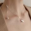 (92.5 Silver) Big Stella Necklace Nz2141