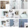 Adhesive Multi-Purpose Hooks Wall Mounted Mop Organizer Holder Rack Brush Broom Hanger Hook Kitchen Bathroom Hooks