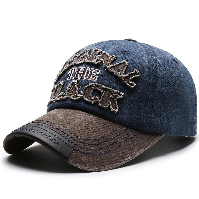 Casquette de Baseball Américaine Rétro à Visière de Canard et Calotte Souple - Lavable pour Hommes et Femmes
