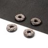 Natural Black Obsidian Pixiu Safety Buckle Pendant Necklace for Men and Women