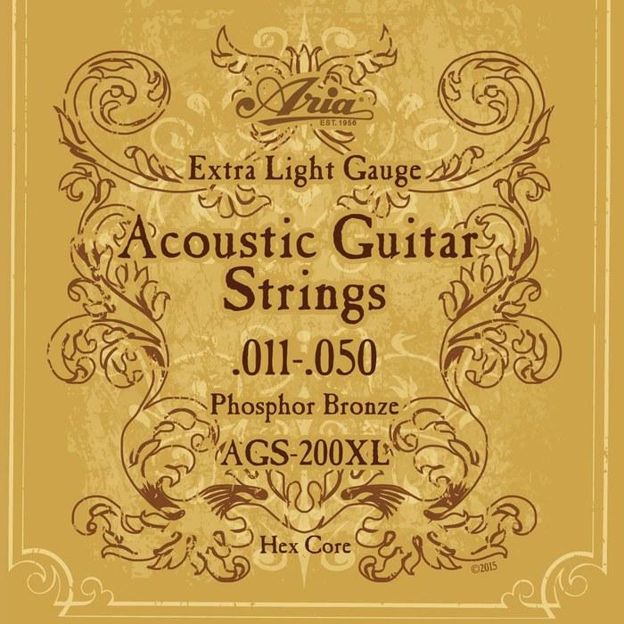 ARIA Acoustic Guitar Strings Extra Light Phosphor Bronze AGS-200XL