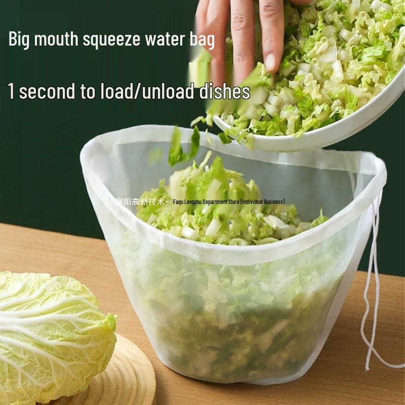 Vegetable Filling & Drainage Squeezer – Dumpling Filler & Dehydration Bag
