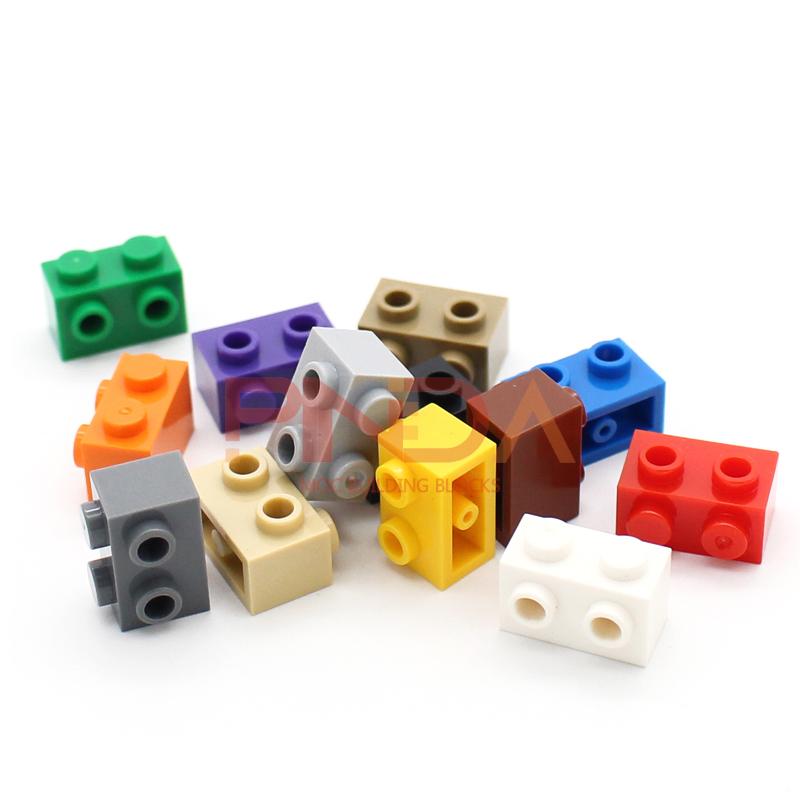 50Pcs Moc 11211 1X2 With Studs On Side Building Blocks Bricks Creative Creative Toys Gifts Developmental Toys