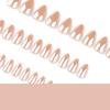Copertura flash applicazione unghie nude colore solido manicure unghie finte corte a mandorla pezzo per unghie pezzo per unghie