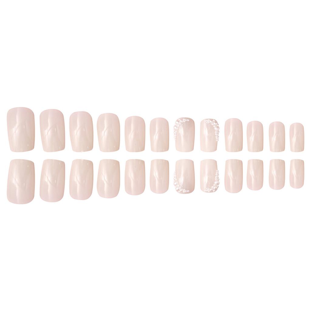 24pcs Elegant Press On Nail Salon Quality Glossy Finish Lightweight and Comfortable False Nail Manicure Nail Accesories