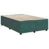 Box Spring Bed with Mattress Dark Green 120 X 200 Cm Velvet