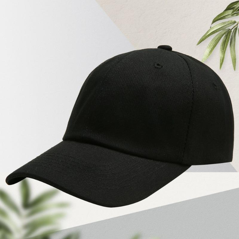 Cotton soft top baseball cap autumn and winter men's and women's caps custom embroidery printing