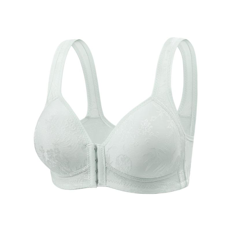 Women S Front Closure No Wire Push Up Bra 3 4 Cup Breathable Underwear
