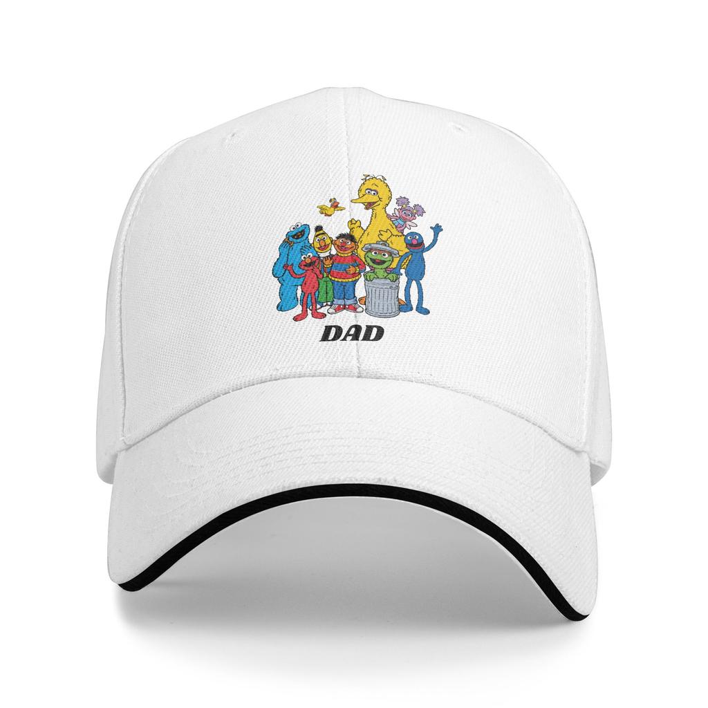 Cookie Monster Sesames Baseball Cap Hip Hop Cartoon Sandwich Hat Unisex Style Breathable Caps Hat Outdoor