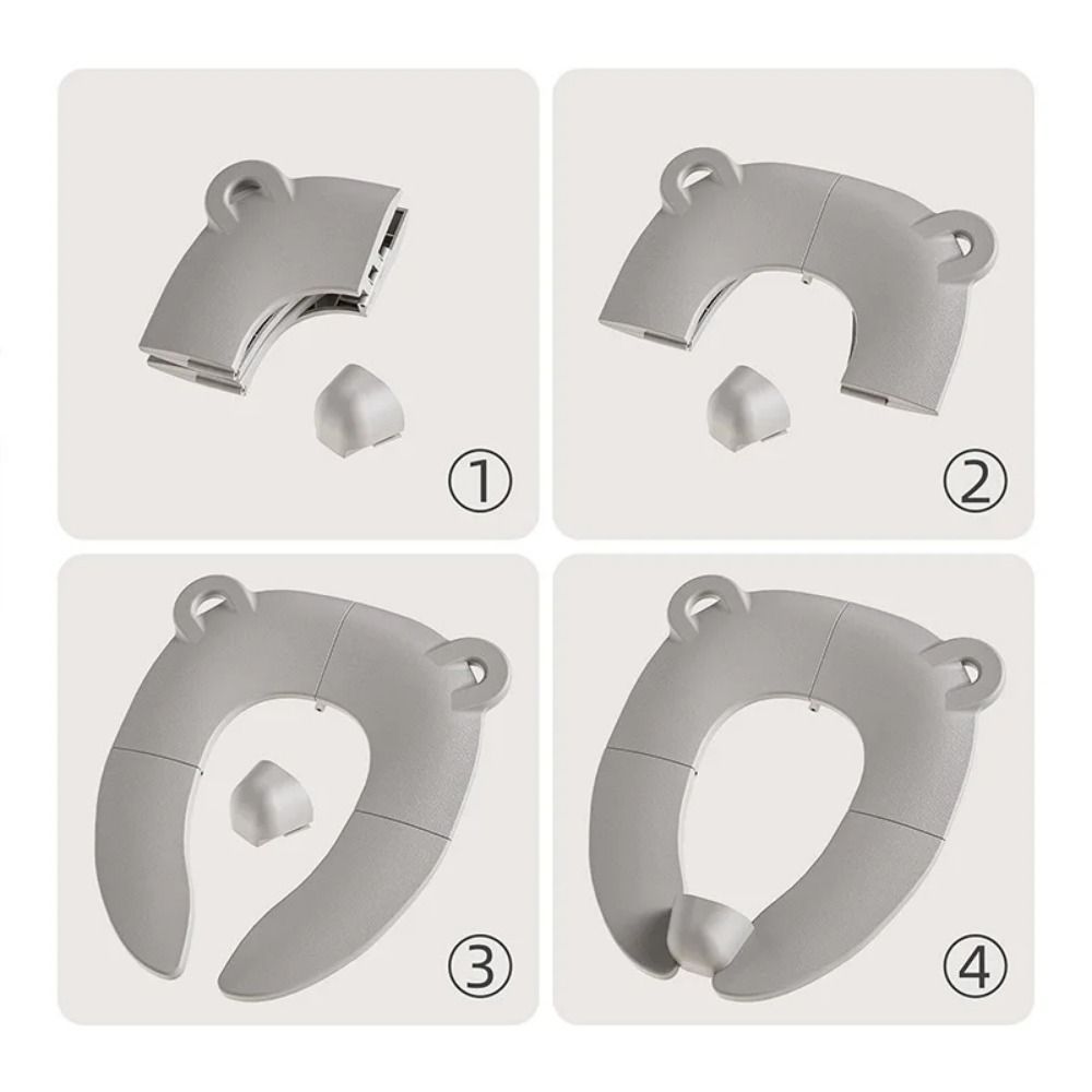 Non-Slip Baby Folding Potty Seat Waterproof Children Potty Chair Pad  Bathroom