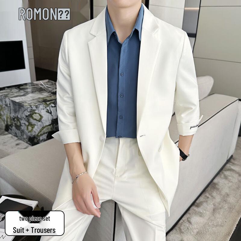 Romon Men s Business Suit Set 3XL