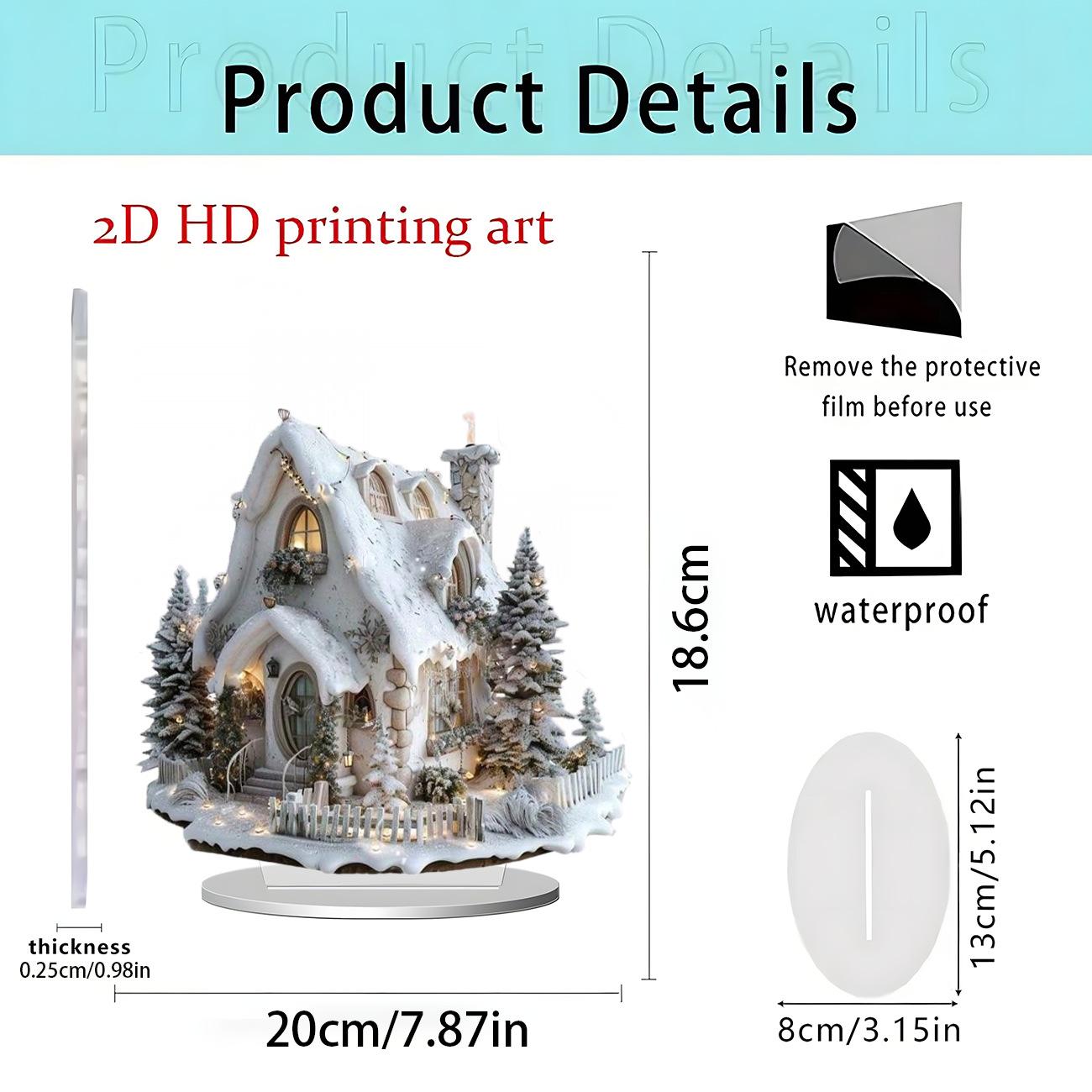 Праздничные украшения для стола «Лунная крепость» Плоское украшение Alec Декор для семейной спальни