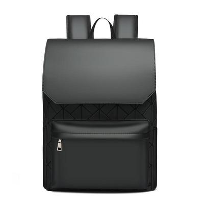 Trendy and Fashionable Backpack with Simple and Versatile Membrane, Waterproof and Casual Backpack for Men's Business Commuting Computer Bag