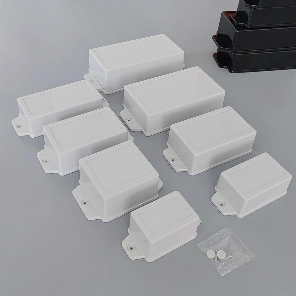 White Black Project Enclosure Boxes Waterproof Housing Instrument Case  Electronic Supplies