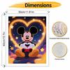 Disney mouse oil painting hand painting coloring painting handmade diy home decoration gift