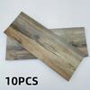 10 ks 40x15cm PVC Podlahové Samolepky Samolepicí Samolepky Voděodolné Zesílené Dřevěný Vzor Podlahové Samolepky Samolepky Obývací Pokoj